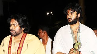 Goosebumps Video Of Pawan Kalyan With Akira Nandan At Kerala Temple | Always Filmy