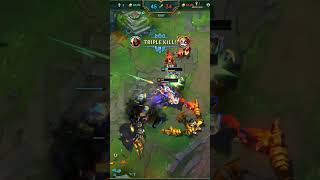 Zed 1v5 PentaKill! #shorts  #leagueoflegends #LoL #zed #1v5ace #pentakill