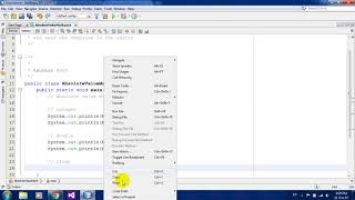 Absolute value using Math in Java Netbeans