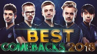 BEST COMEBACKS of 2018 - Dota 2