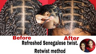 Refreshing box brands (twist)| Making braids look fresh and neat