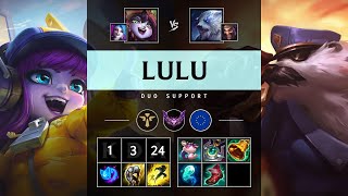 Lulu Support vs Volibear - EUW Master Patch 14.24