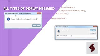 ExtendScript Tutorial: All Types of Display Messages