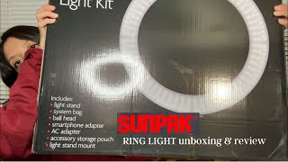 SUNPAK 19” LED RING LIGHT | Unboxing | Review