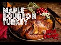 Maple Bourbon Spatchcock Turkey