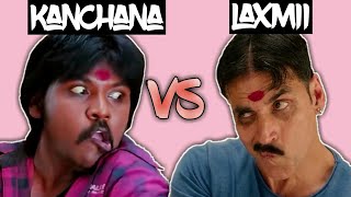 Kanchana Vs Laxmii (Laxmmi Bomb) | South Vs Bollywood | Part-1