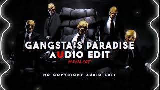 gangsta's paradise - coolio [edit audio]No copyright audio edit Gangsta's paradise|NO COPYRIGHT SONG