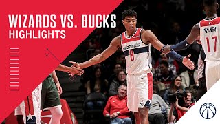 Highlights: Wizards vs. Bucks Preseason - 10/13/19