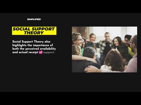 What is the social support theory?