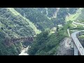 230716　第一白川橋梁を渡る南阿蘇鉄道