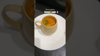 Soup-erb flavours that warm my soul. Tomato soup | recipe | mini vlog. #shorts #food #youtubeshorts