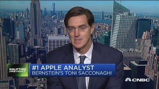 Analyst Toni Sacconaghi defends being cautious on Apple even as shares shatter new highs