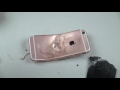 rose gold iphone 6s hammer knife test