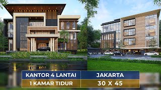 TUNJUKKAN DEFINISI KANTOR ELIT, BEGINI MEWAHNYA KANTOR MODERN 4 LANTAI DI JAKARTA!! - JASA ARSITEK