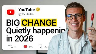 YouTube Quietly Changed This in 2026 (Almost No One Noticed)