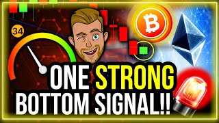 ONE OF THE BEST BITCOIN BOTTOM INDICATORS JUST FLASHED! (BITCOIN PRICE PREDICTION)