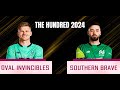 Oval Invincibles vs Southern Brave The Hundred 2024 Final Live Streaming with Real Scores Cricket 24