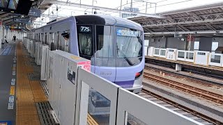 東京メトロ半蔵門線18000系18105F各駅停車南栗橋駅行き二子新地駅発車(2023/6/19)