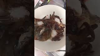 ソフトシェルクラブのフライ(Fried soft shell crab )