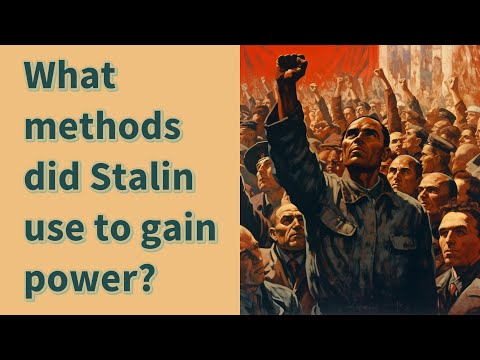 What strategy did Stalin use to gain power?