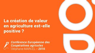 Conférence Européenne des Coopératives Agricoles - Interview de Stéphane MARCEL