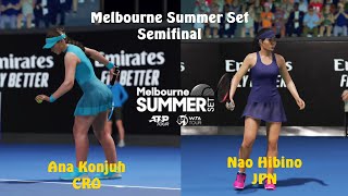 Melbourne Summer Set 2023 | Ana Konjuh vs Nao Hibino | Semifinal | AO Tennis 2