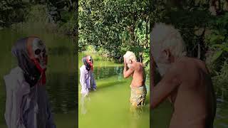 SCARY GHOST ATTACK PRANK ON BATH MAN! | SAGOR BHUYAN #prank #funny #scary