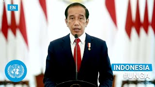 🇮🇩 Indonesia - President Addresses United Nations General Debate, 76th Session (English) | #UNGA