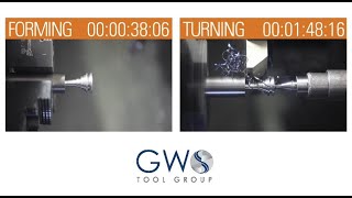 GWS Form Inserts vs  Single Point Turning