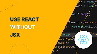 React.js without JSX?