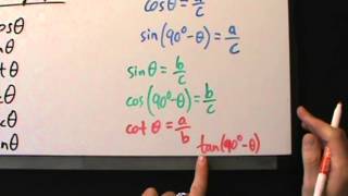 Trigonometry - The Complementary Angle Theorem