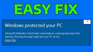 How To Fix Microsoft Defender SmartScreen Prevented an Unrecognised App from Starting