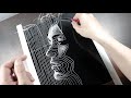 44 White Threads for a Portrait Art DP Truong