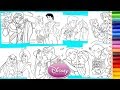 ALL Disney Princess Royal Wedding COMPILATION - Coloring Pages for kids