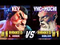 SF6 ▰ KEY (#1 Ranked E.Honda) vs YHC-MOCHI (#1 Ranked Dhalsim) ▰ Ranked Matches