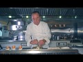 Jean Georges prepares his famous EGG CAVIAR by  at 1 Michelin star Jean Georges in Shanghai