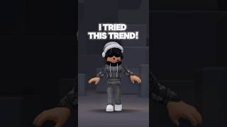 I TRIED THIS TREND! || #roblox #trend #shorts #viral