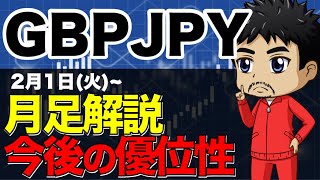 【FXポンド円相場分析】短期シナリオと取引優位性｜エントリーポイント解説｜今後意識されてくる抵抗線｜2月1日(火)為替チャート分析