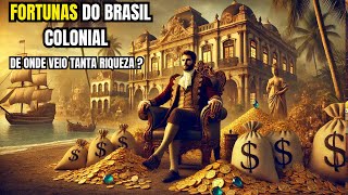 Fortunas do Brasil Colonial: Como os mais Ricos Construíram seu Império