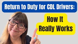 Return to Duty Process for CDL Drivers: How It Really Works