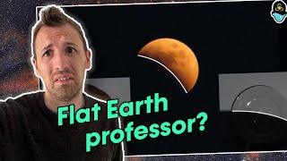 Flat Earth Professor Can't Understand Basic Earth Science