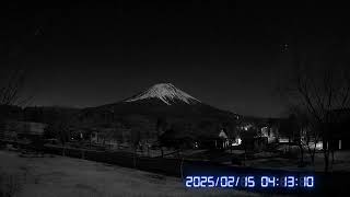 【HD画質LIVE】富士山ライブカメラ 2025.2.15-1朝霧高原 より(mt.fuji live camera)　＃富士山　＃ライブカメラ　＃朝霧高原