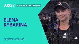 Elena Rybakina On-Court Interview | Australian Open 2023 Second Round