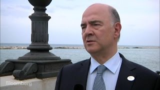 Moscovici on Greek Debt Talks, French \u0026 German Elections