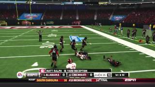 Fake Punt Converts on 4th \u0026 Long - NCAA Football 14