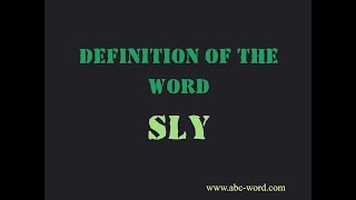 Definition of the word \