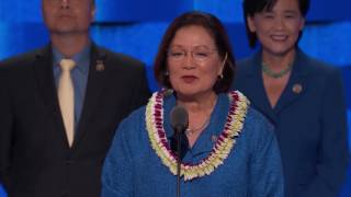 Congresswoman Judy Chu and members at DNC 2016