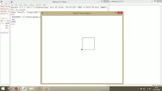 turtle | make a square using loop in python turtle