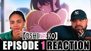 THIS ANIME HURT US EMOTIONALLY | Oshi No Ko Episode 1 Reaction