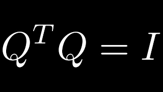 Orthogonal Matrices